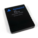 CARTE MEMOIRE PS2 : 8MB - NOIRE - OCCASION EN LOOSE