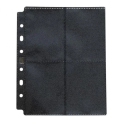 DS - 50 Pages 8 Pocket - Clear / Black