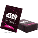 SWU - 60 Premium Art Sleeves + 2 Clear Sleeves - Card Back Magenta