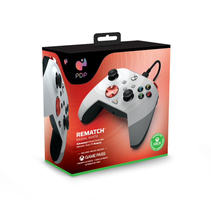 MANETTE XBOX ONE FILAIRE PDP REMATCH XBOX - Instant comptant