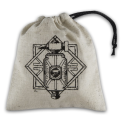 Sac à dés - Tissu : Beige - Nain