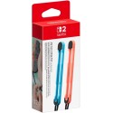 Nintendo - Paire de Dragonne pour Joy-con Switch 2 - Bleu & Rouge Clair
