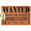 One Piece - Paillasson : Wanted Luffy - 60 x 40