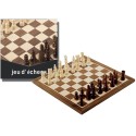 Jeu d\'Echec : Bois - 30X30cm - Macajou