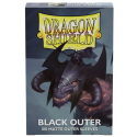 DS - 100 Outer Sleeves Standard - Black Matte