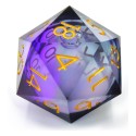 Dé - D20 : Liquid Core Twilight Ether - 5cm