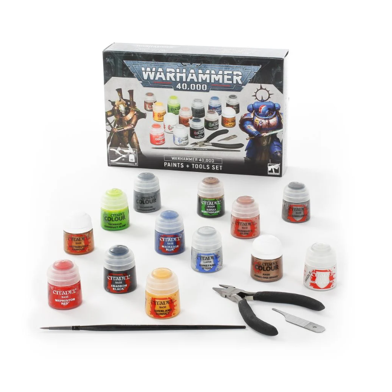 Set de peintures + Tools Warhammer 40K - 60-12